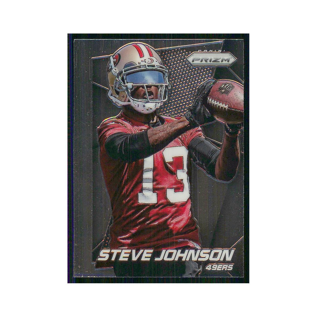 2014 Panini Prizm Steve Johnson 49ers #71