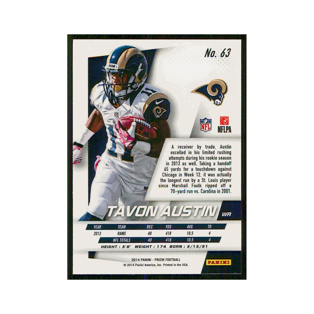 2014 Panini Prizm Tavon Austin St. Louis Rams #63