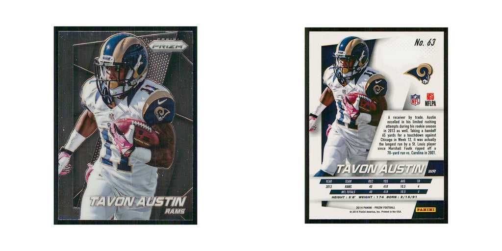 2014 Panini Prizm Tavon Austin St. Louis Rams #63