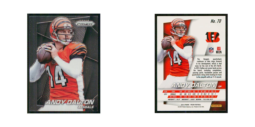 2014 Panini Prizm Andy Dalton Bengals #70