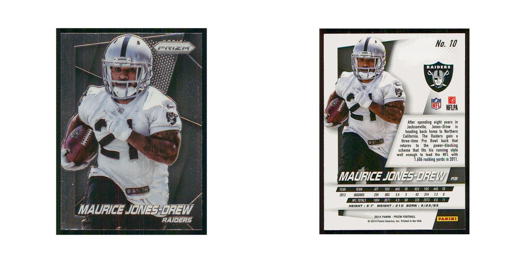 2014 Panini Prizm Maurice Jones-Drew Raiders #10
