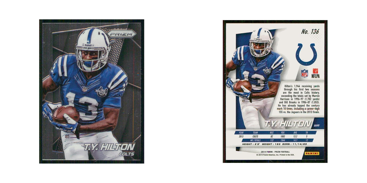 2014 Panini Prizm T.Y. Hilton Colts #136