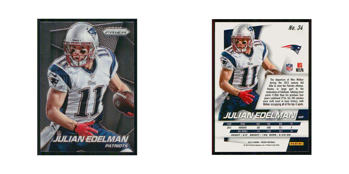 2014 Panini Prizm Julian Edelman Patriots #34