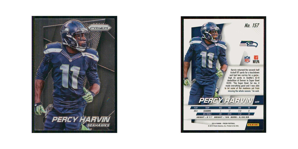 2014 Panini Prizm Percy Harvin Seahawks #157