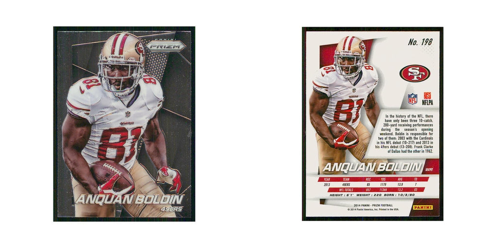 2014 Panini Prizm Anquan Boldin 49ers #198