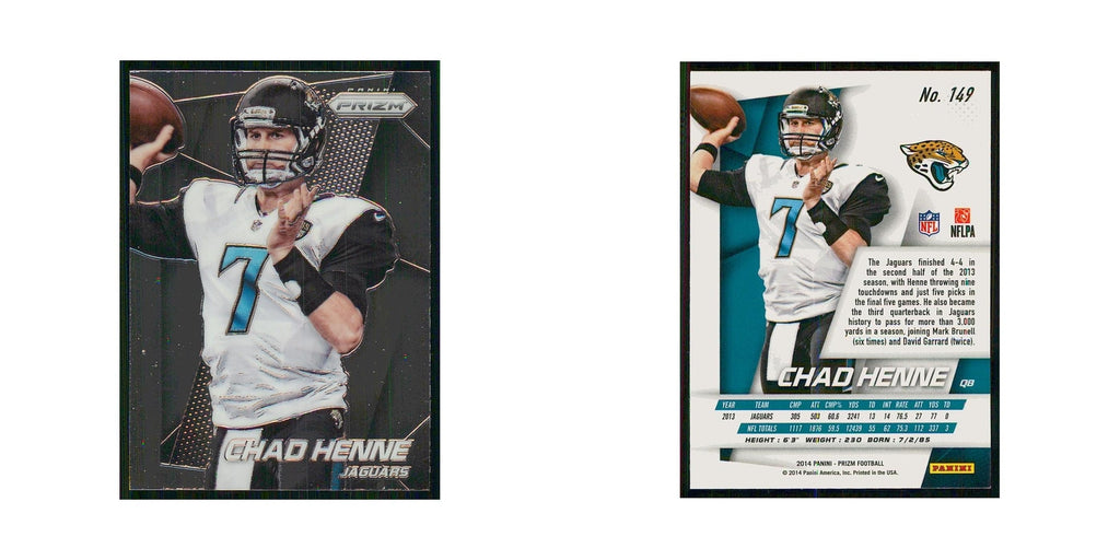 2014 Panini Prizm Chad Henne Jaguars #149