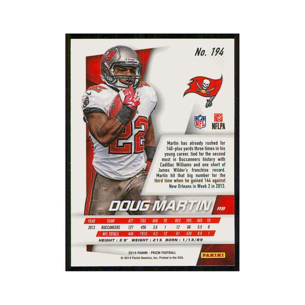 2014 Panini Prizm Doug Martin Buccaneers #194