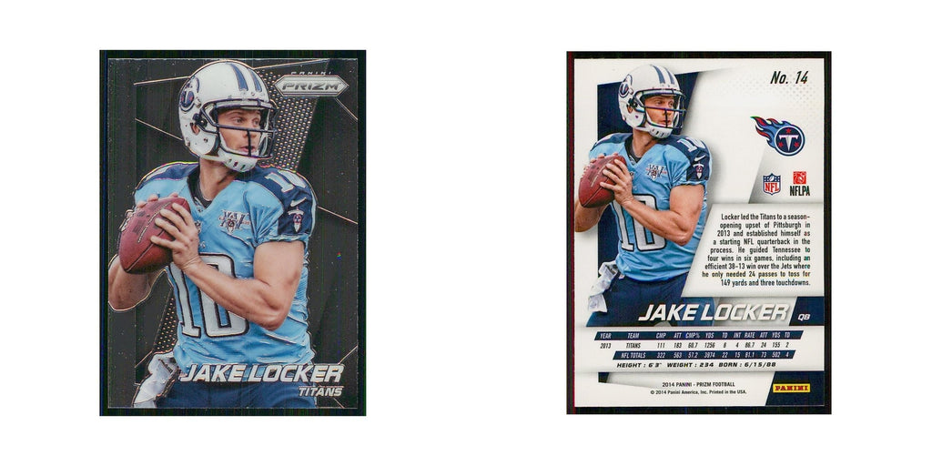 2014 Panini Prizm Jake Locker Titans #14