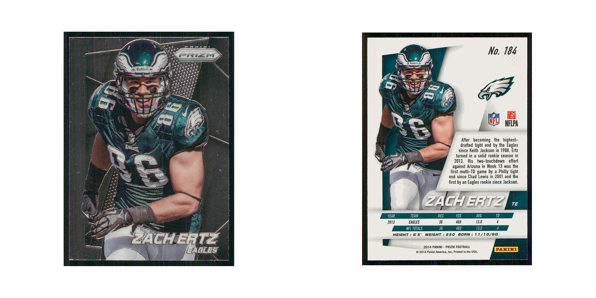 2014 Panini Prizm Zach Ertz Eagles #184