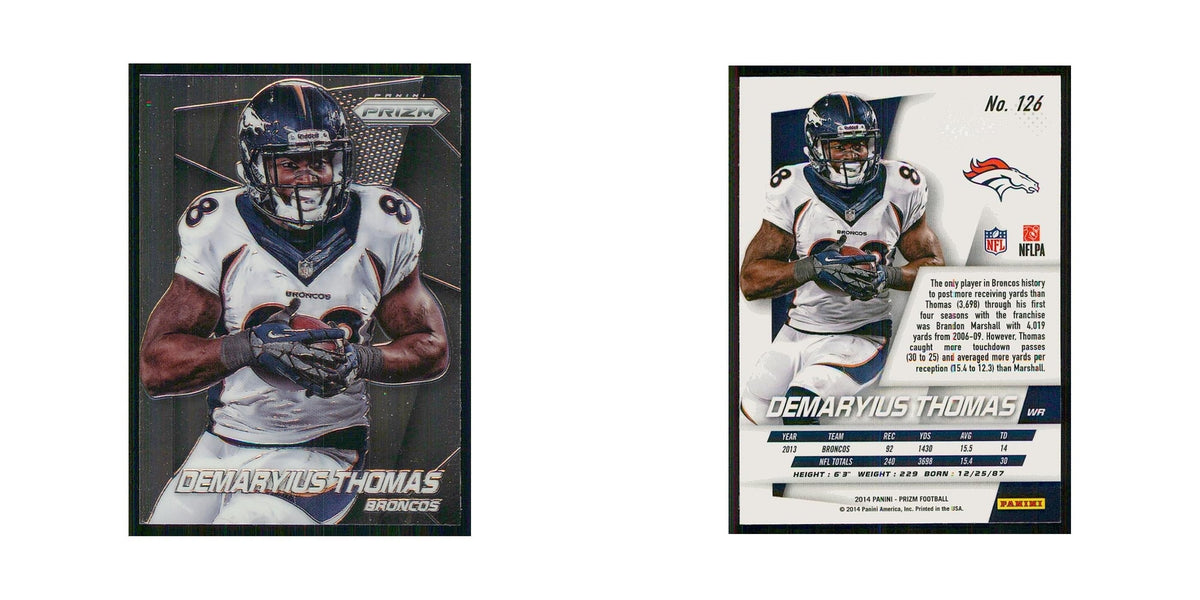 2014 Panini Prizm Demaryius Thomas Broncos #126