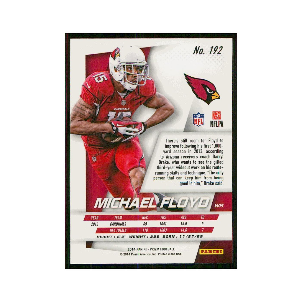2014 Panini Prizm Michael Floyd Cardinals #192