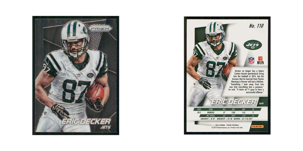2014 Panini Prizm Eric Decker Jets #110