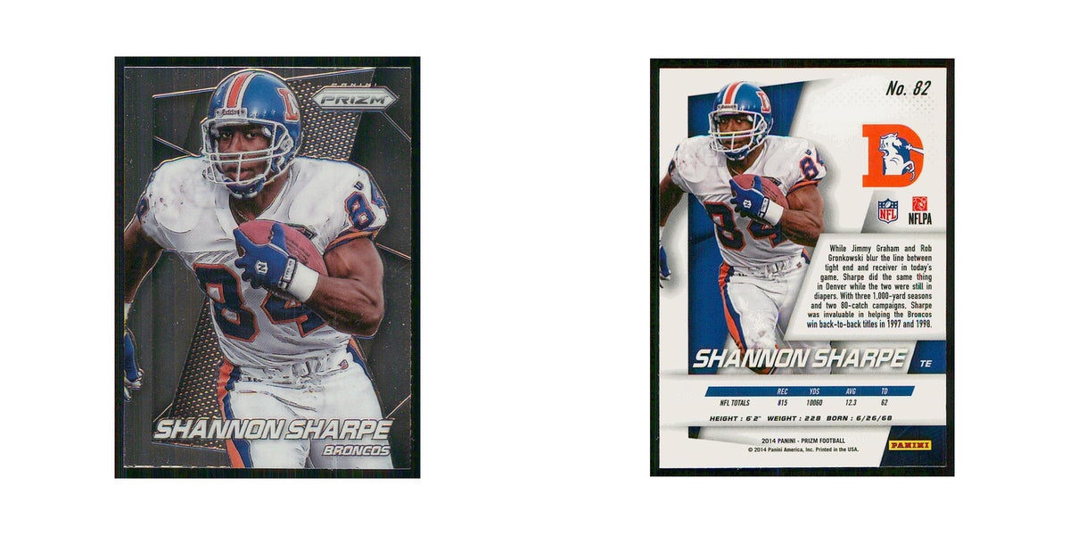 2014 Panini Prizm Shannon Sharpe Broncos #82