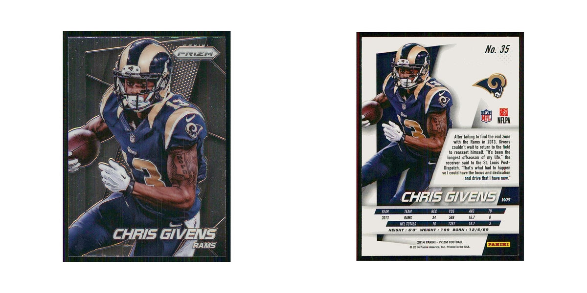 2014 Panini Prizm Chris Givens St. Louis Rams #35