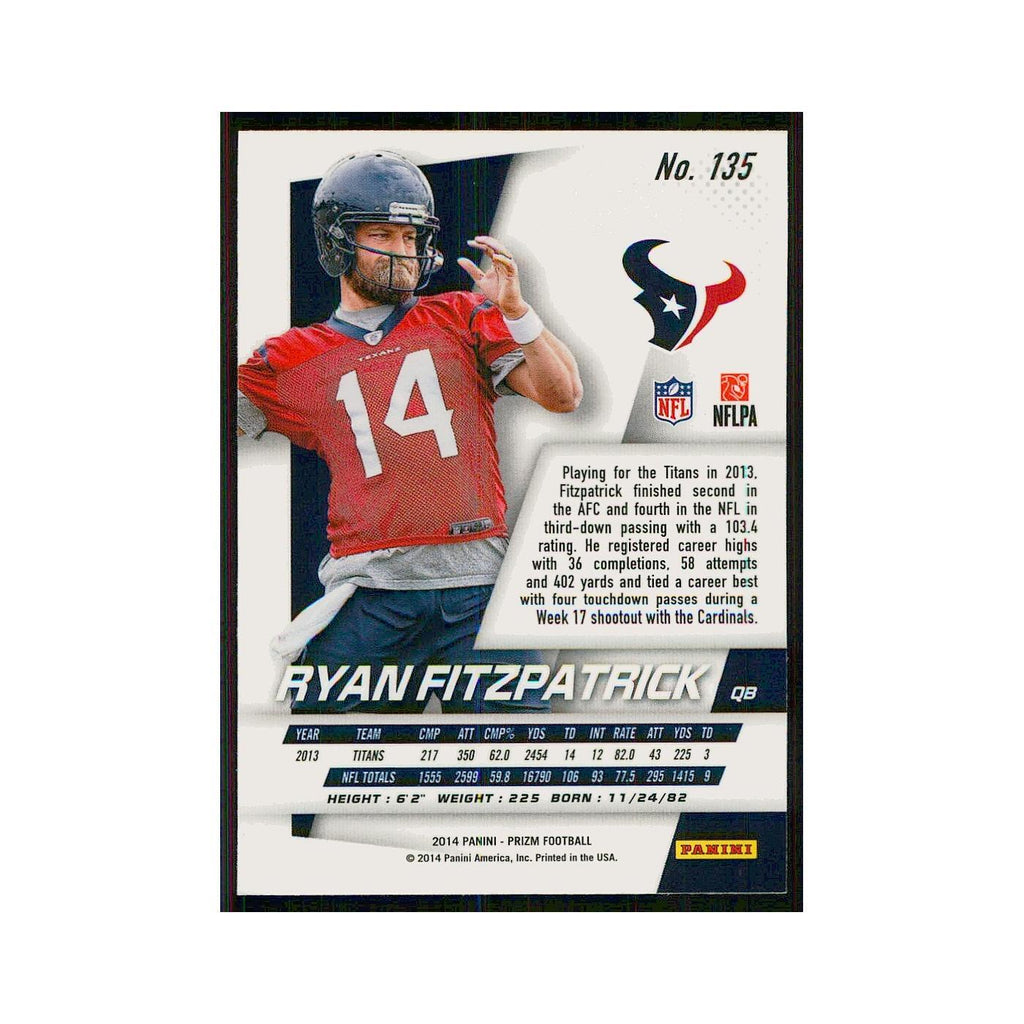 2014 Panini Prizm Ryan Fitzpatrick Texans #135