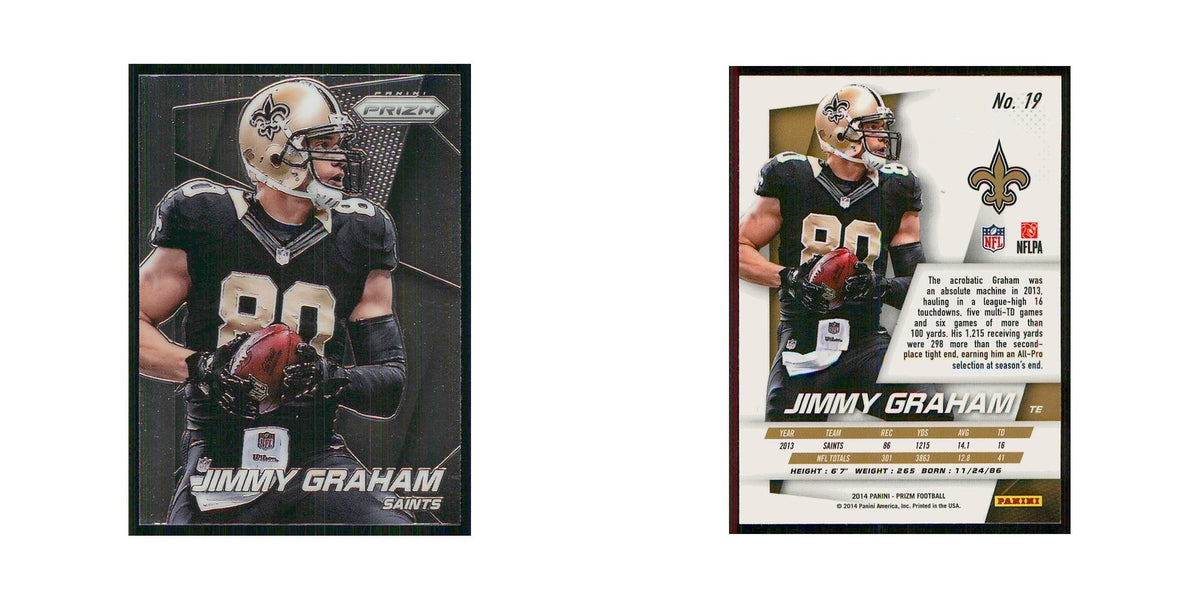 2014 Panini Prizm Jimmy Graham Saints #19