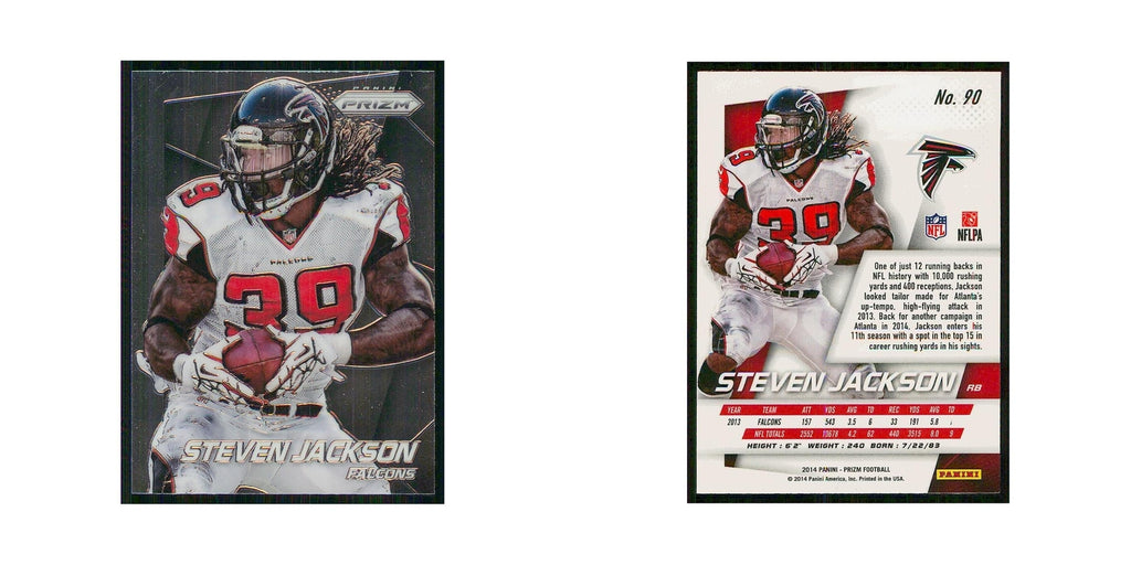 2014 Panini Prizm Steven Jackson Falcons #90