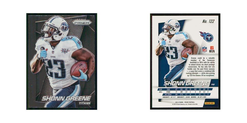 2014 Panini Prizm Shonn Greene Titans #122