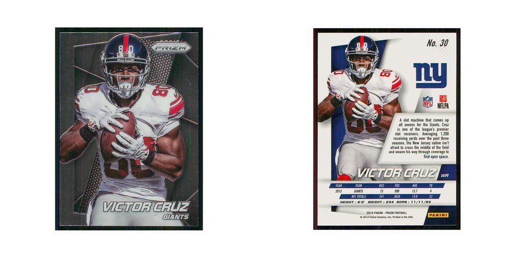 2014 Panini Prizm Victor Cruz Giants #30