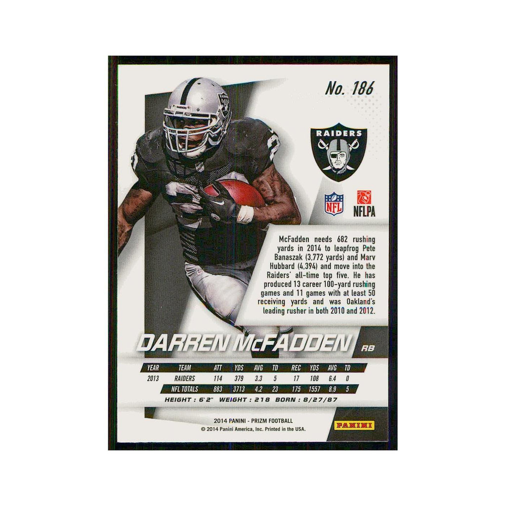2014 Panini Prizm Darren McFadden Raiders #186