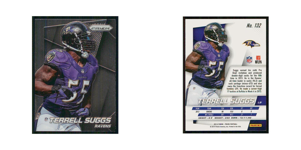 2014 Panini Prizm Terrell Suggs Ravens #132