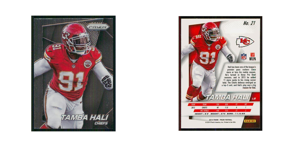 2014 Panini Prizm Tamba Hali Chiefs #21
