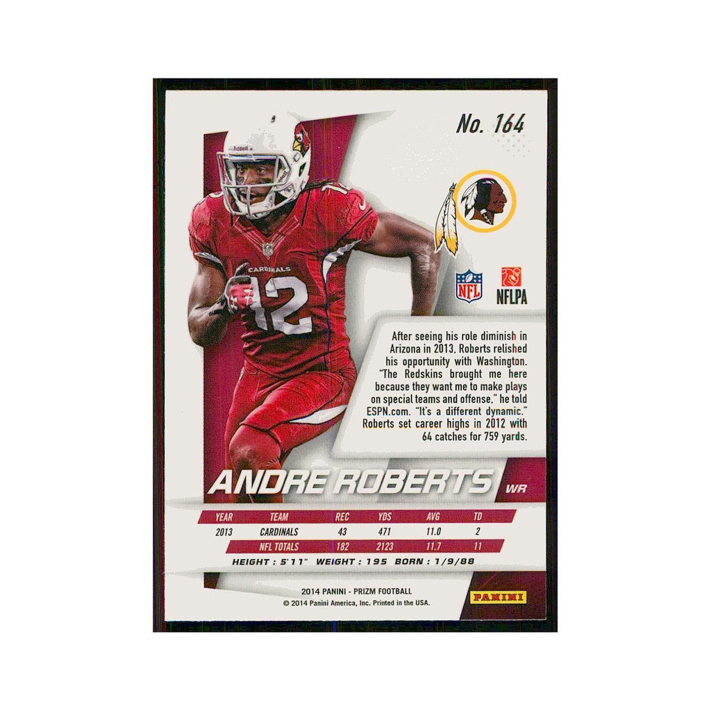 2014 Panini Prizm Andre Roberts Redskins #164
