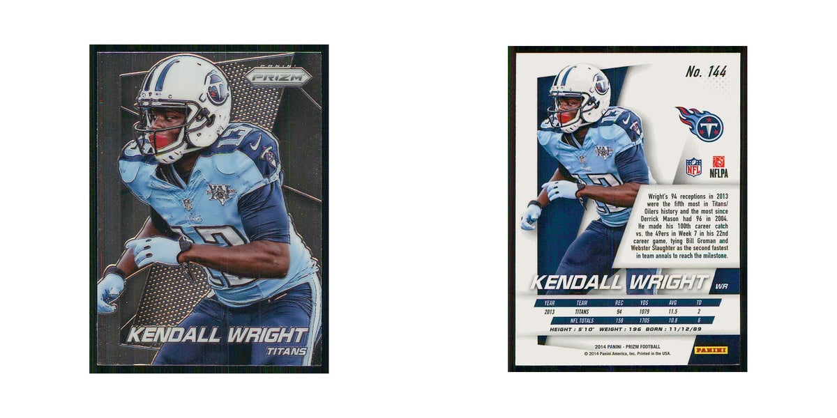 2014 Panini Prizm Kendall Wright Titans #144