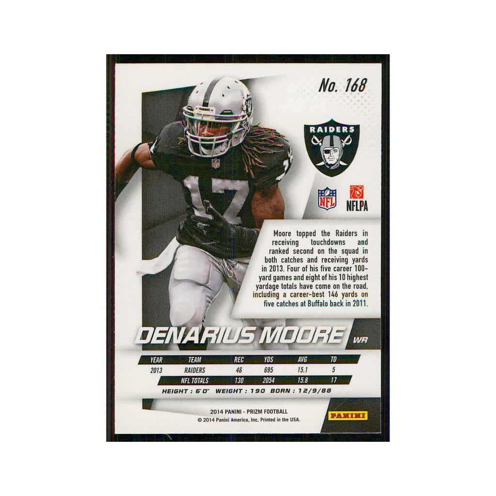 2014 Panini Prizm Denarius Moore Raiders #168