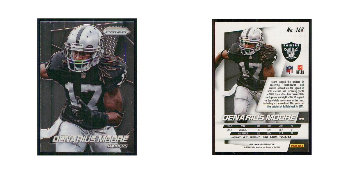 2014 Panini Prizm Denarius Moore Raiders #168