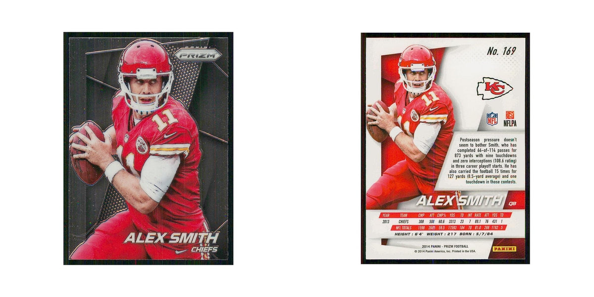 2014 Panini Prizm Alex Smith Chiefs #169