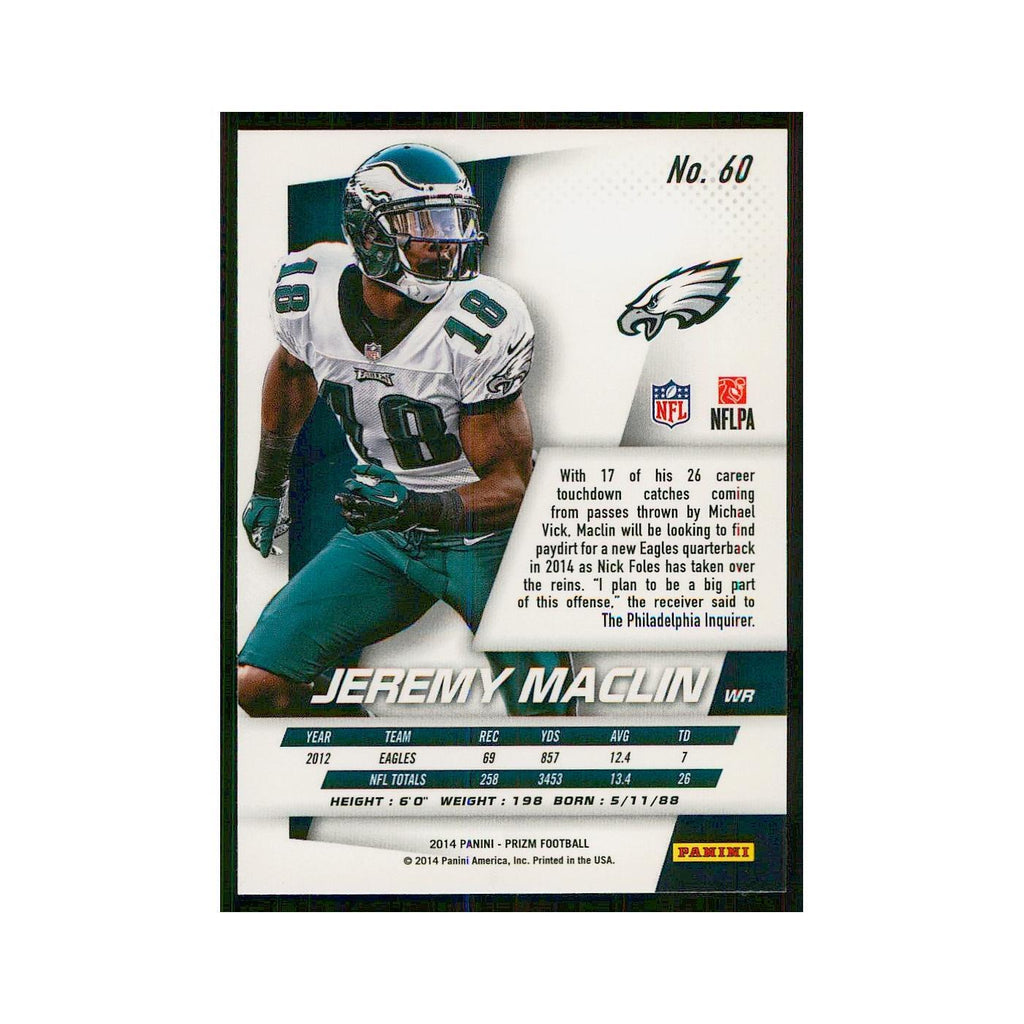 2014 Panini Prizm Jeremy Maclin Eagles #60