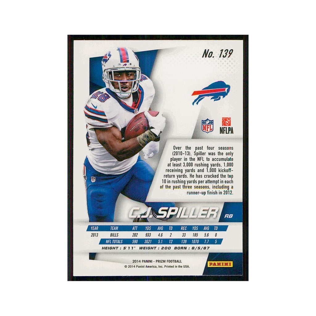 2014 Panini Prizm C.J. Spiller Bills #139