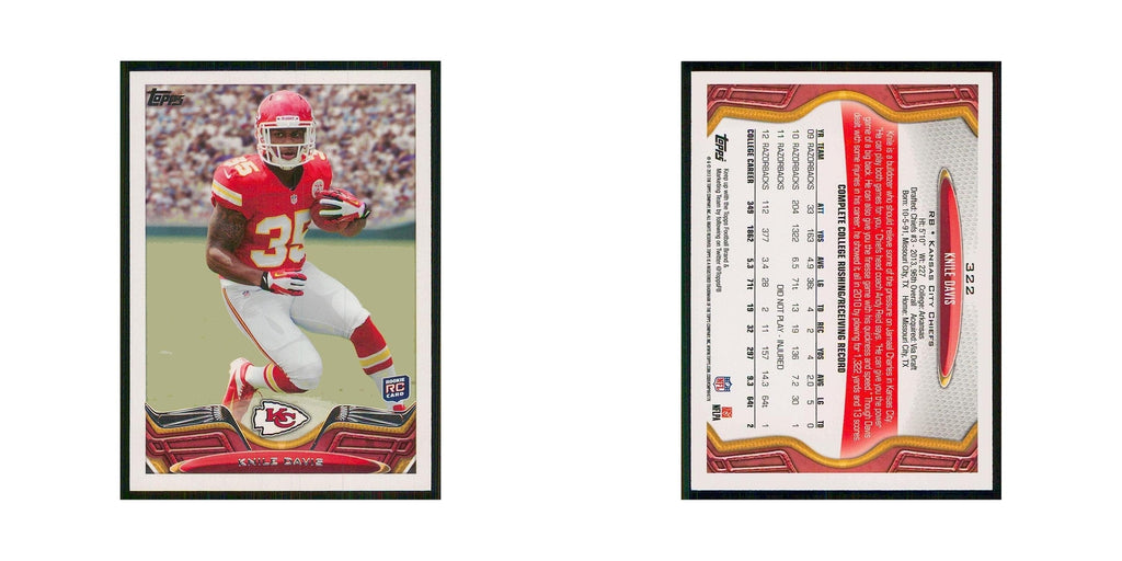 2013 Topps Knile Davis RC Chiefs #322
