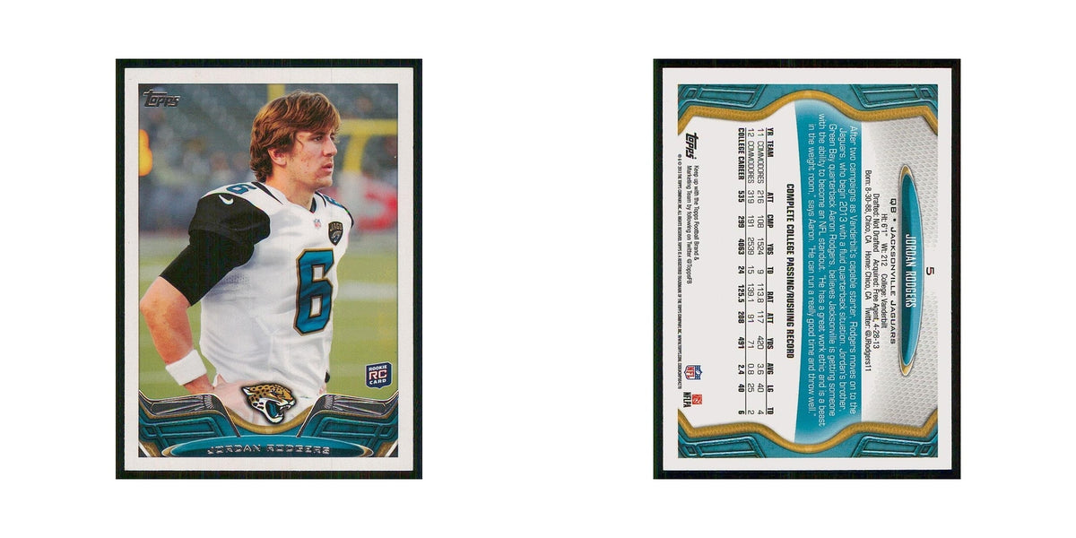 2013 Topps Jordan Rodgers RC Jaguars #5