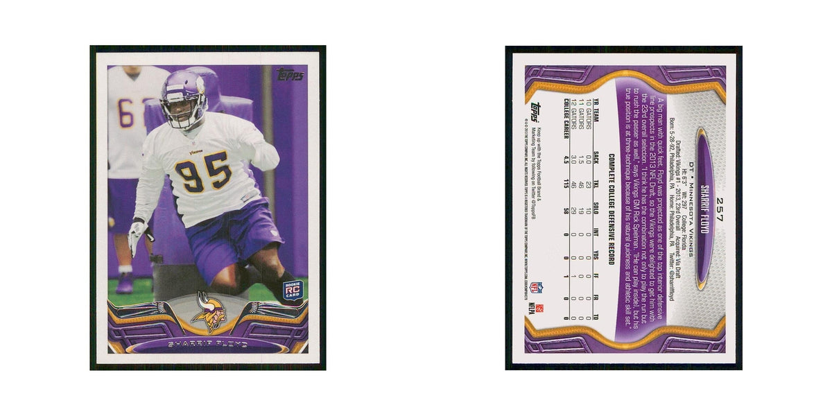 2013 Topps Sharrif Floyd RC Vikings #257