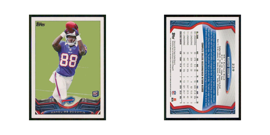 2013 Topps Marquise Goodwin RC Bills #239