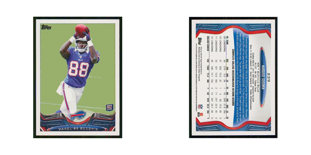 2013 Topps Marquise Goodwin RC Bills #239