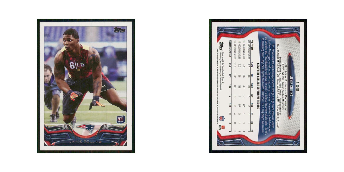 2013 Topps Jamie Collins RC Patriots #158