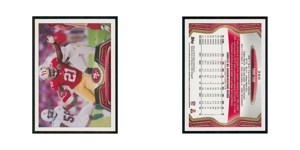 2013 Topps Frank Gore 49ers #260