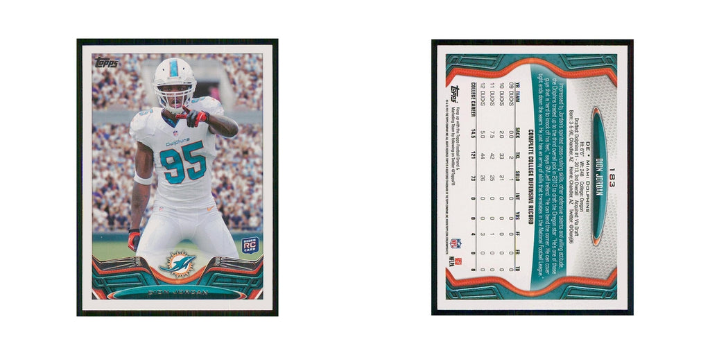 2013 Topps Dion Jordan RC Dolphins #183