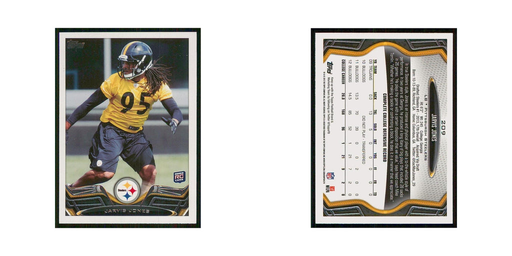 2013 Topps Jarvis Jones RC Steelers #209