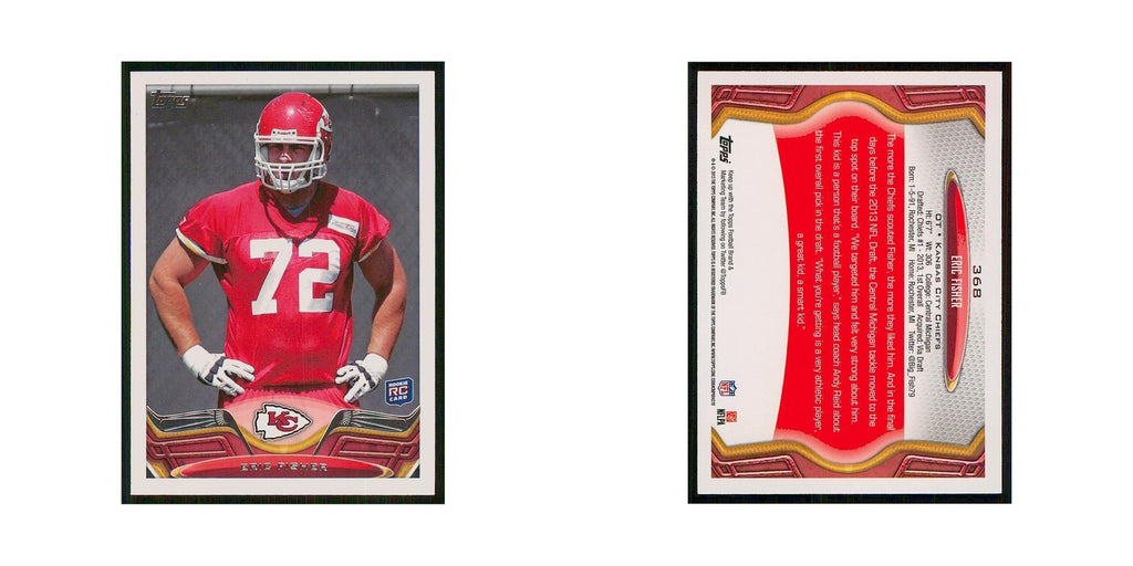2013 Topps Eric Fisher RC Chiefs #368