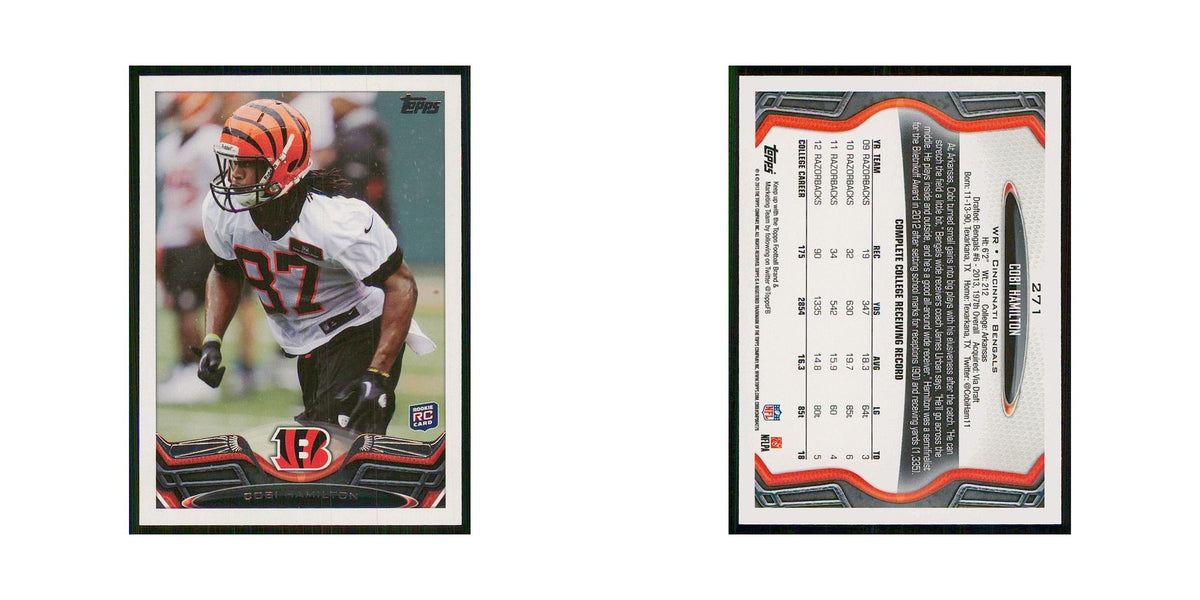 2013 Topps Cobi Hamilton RC Bengals #271