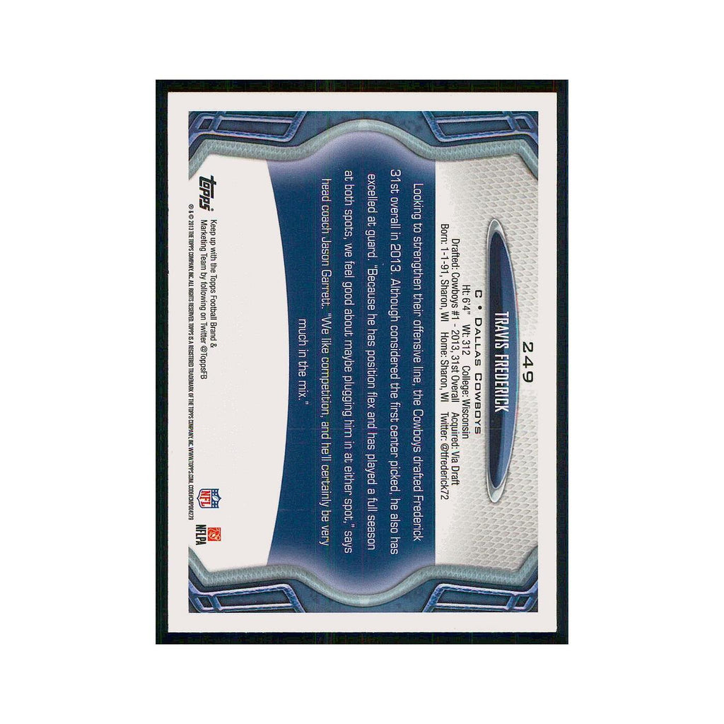 2013 Topps Travis Frederick RC Cowboys #249
