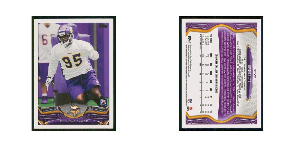 2013 Topps Sharrif Floyd RC Vikings #257