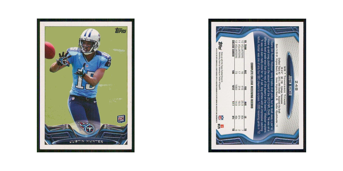 2013 Topps Justin Hunter RC Titans #248