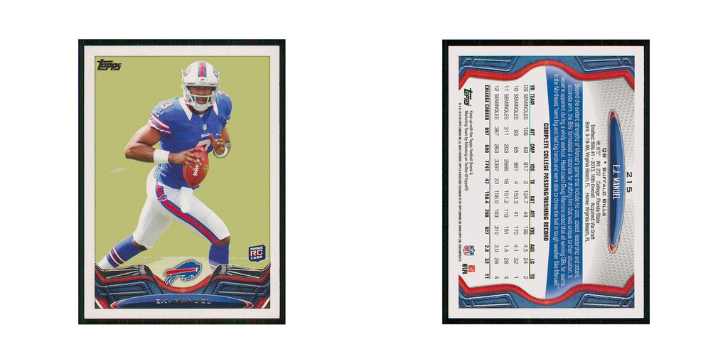 2013 Topps E.J. Manuel RC Bills #215