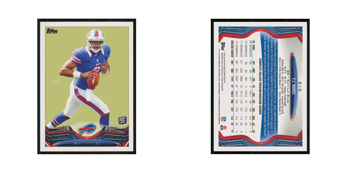 2013 Topps E.J. Manuel RC Bills #215