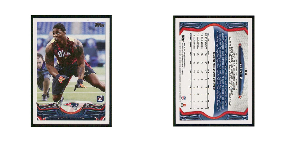 2013 Topps Jamie Collins RC Patriots #158